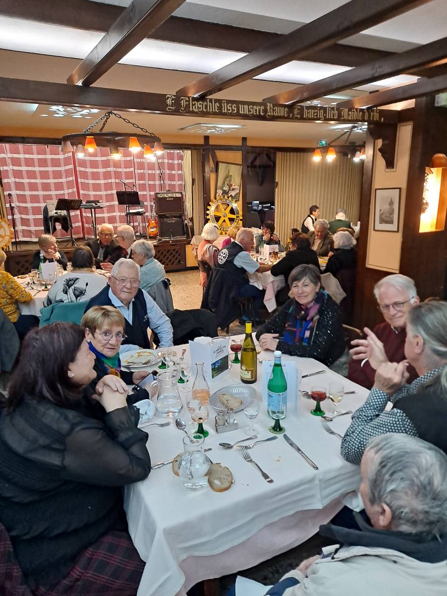 Participation d'Alp'âge Autonomie au repas du Rotary Gap-Charance 